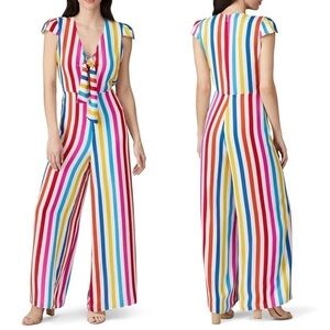 Color Me Courtney Sheree Striped Rainbow Jumpsuit